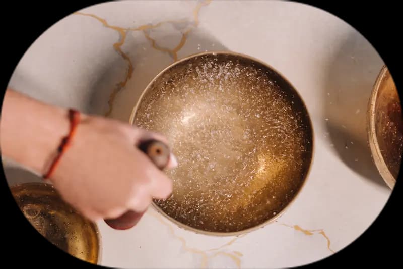 Gong used in Sound Healing at Aural